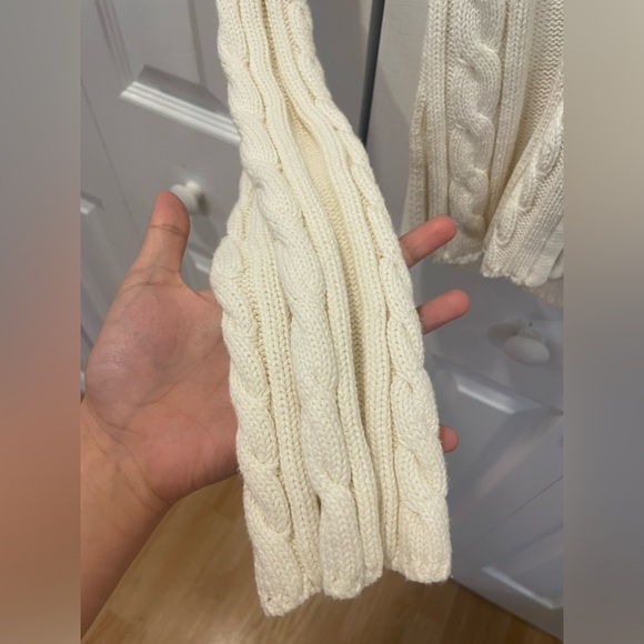 tommy jeans cream knitted jacket - Picture 2 of 8